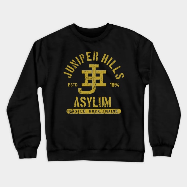 Juniper Hills Asylum Crewneck Sweatshirt by MindsparkCreative